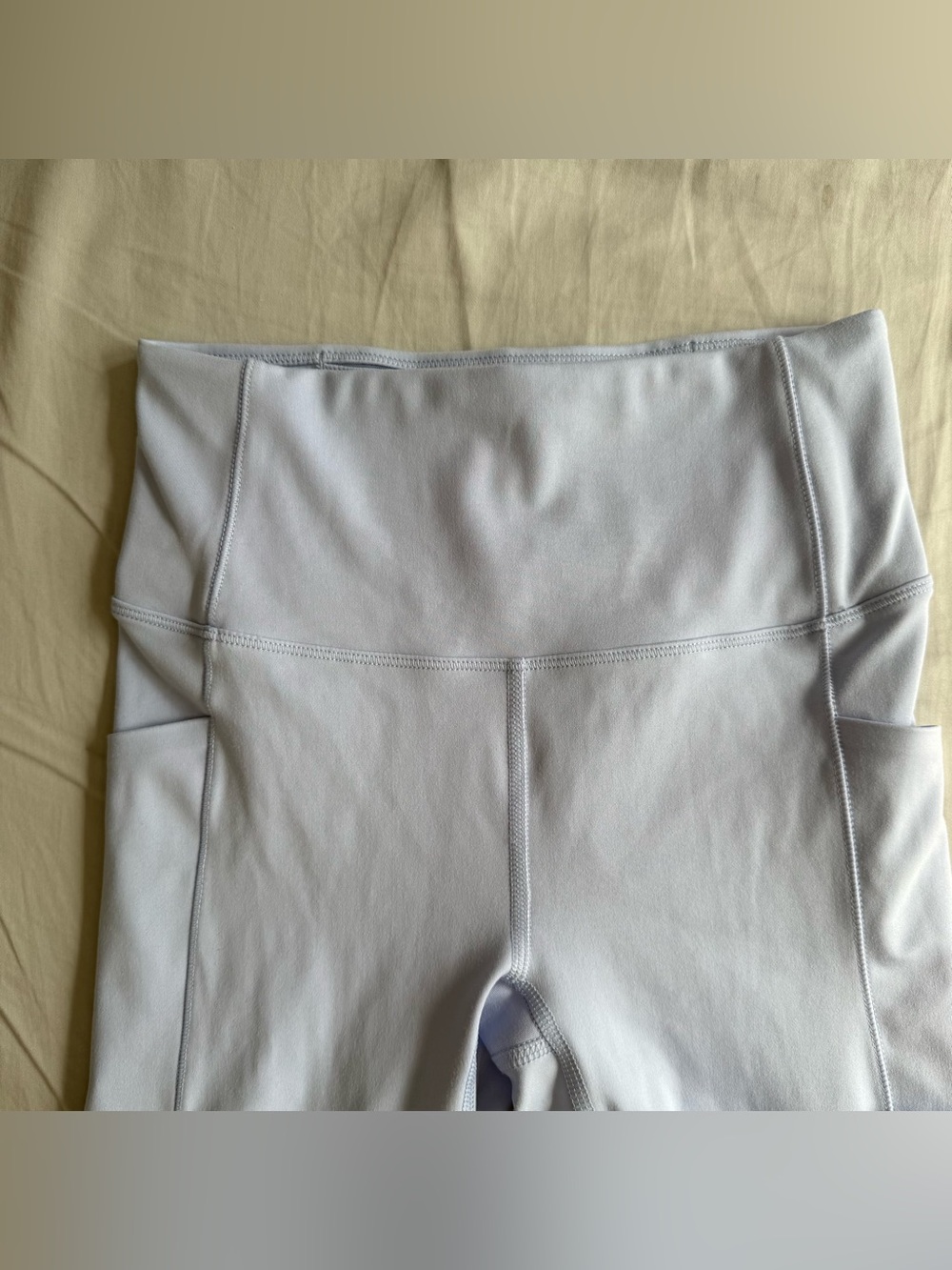 all in motion High-Waist Bike Shorts in Light Blue